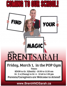 Bullying Awareness and Positive Mindset – Magic is Coming to Prince of Peace, and Parents are Welcome!